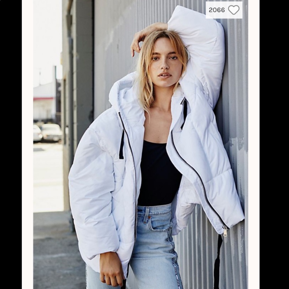 Free People Hailey Puffer Coat - Small